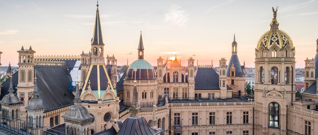 Das Schloss Schwerin ist Teil des Residenzensembles mit dem sich die Landeshauptstadt für den Titel des Welterbes bewirbt, Foto: Welterbe Schwerin Förderverein