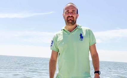 Torsten Moldenhauer am Meer, Foto: privat