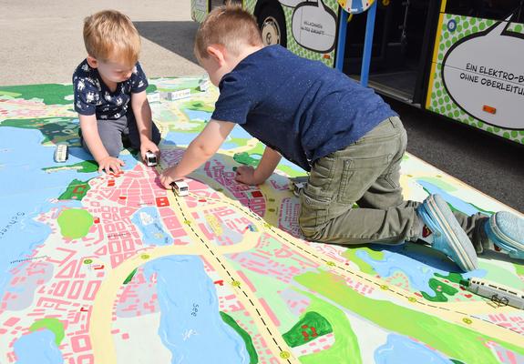 Spielstation für Kinder, Foto: NVS