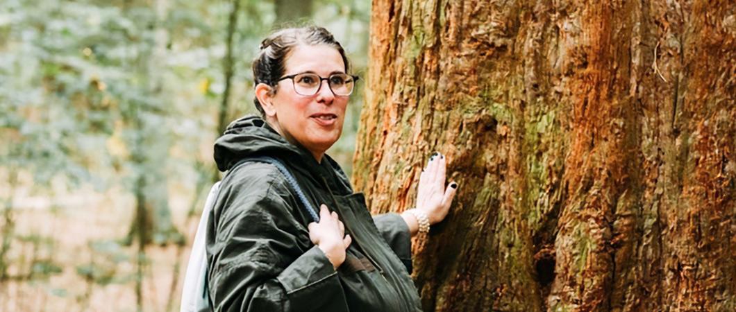 Zum Ausgleich gehen die Buchhändler gerne im Wald spazieren