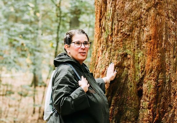 Zum Ausgleich gehen die Buchhändler gerne im Wald spazieren