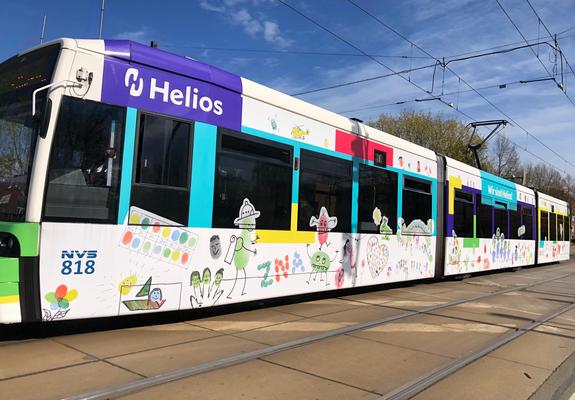 Die Straßenbahnen der Linien 1 und 4 fahren in einer geänderten Linienführung ab Marienplatz über den Platz der Freiheit und können zwischen Hegelstraße und Platz der Freiheit bzw. Neu Pampow und Platz der Freiheit weiter genutzt werden.