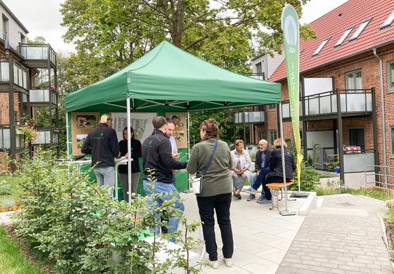 2020 begannen die umfangreichen Modernisierungsmaßnahmen in der Möwenburgstraße – Mitte 2021 zogen die ersten Mieter ein.