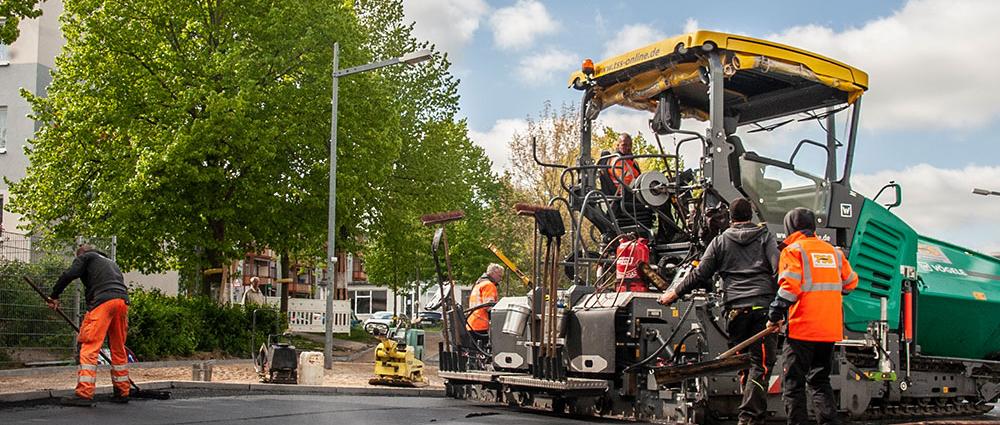 Im Mai wurden die Fahrbahn und die Nebenanlagen im ersten Abschnitt der Willi-Bredel-Straße instandgesetzt