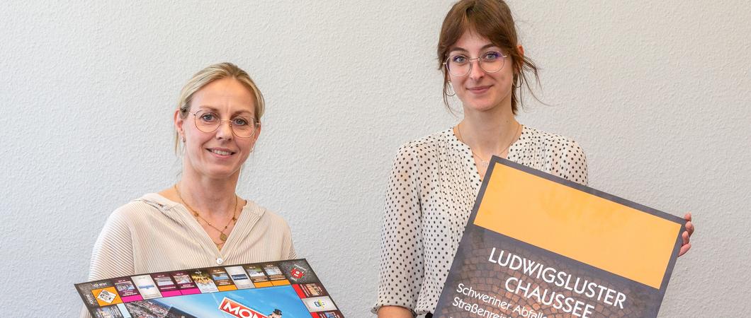 Die Ludwigsluster Chaussee, in der die SAS mit dem Wertstoffhof ihren Hauptsitz hat, gehört zu den 22 Straßen, die es auf das Spielfeld der Monopoly Schwerin Edition geschafft haben.