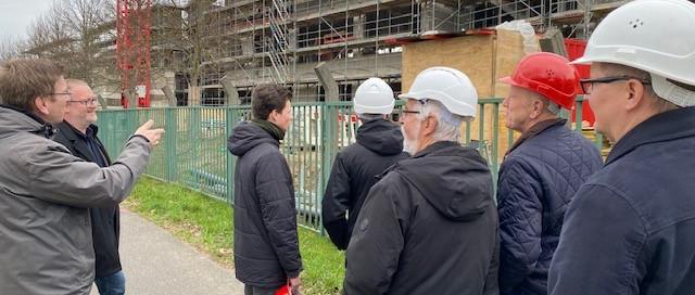 Die Besucher interessierten sich für den Neubau am TGZ Schwerin, Foto: Doreen Siegemund