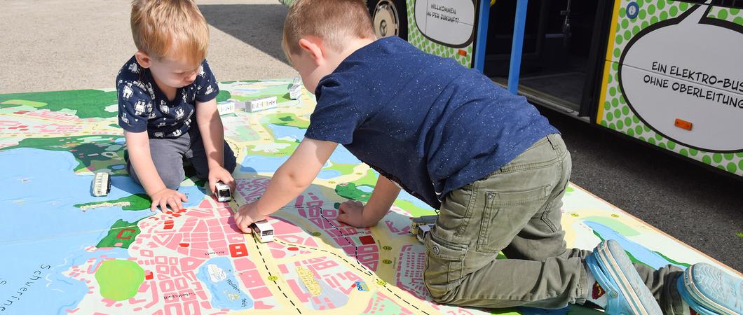 Spielstation für Kinder, Foto: NVS