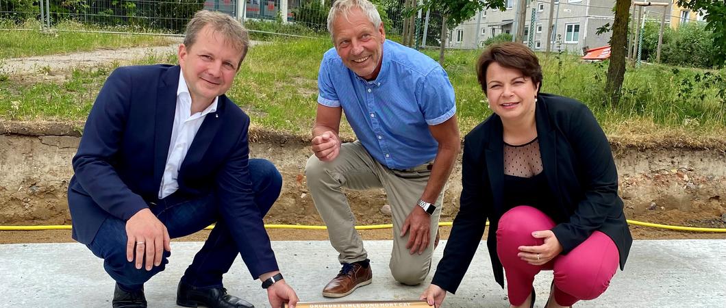 Neben der zweizügigen Grundschule Campus am Turm, die ihren Lehrbetrieb als Stadtteilschule im Sommer des vergangenen Jahres aufgenommen hat, soll ein Hortgebäude entstehen.