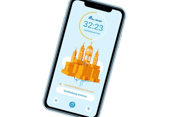 Die neue city.WLAN-App bietet mehr  Flexibilität beim Surfen