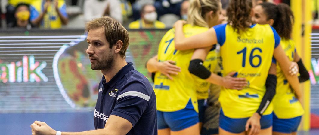 Fünf Spiele, fünf Siege, Tabellenführer, ein Titel: Das steht für Rekordmeister SSC Palmberg Schwerin nach dem ersten Monat der aktuellen Volleyballsaison