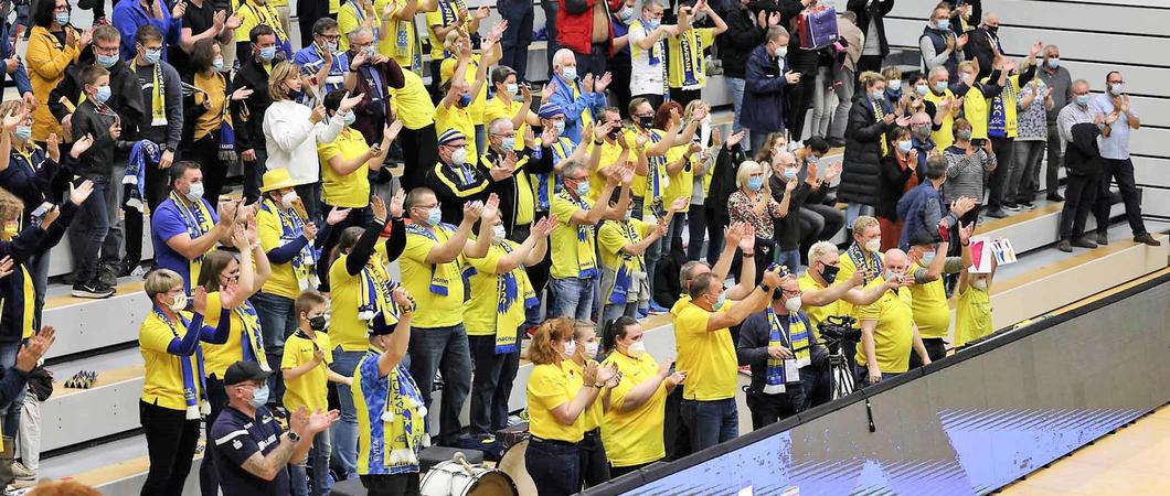 Fans unterstützen den SSC wieder lautstark, Foto: Michael Dittmer