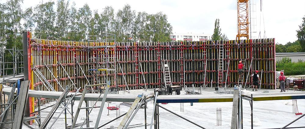 Baufortschritte am neuen Reinwasserbehälter