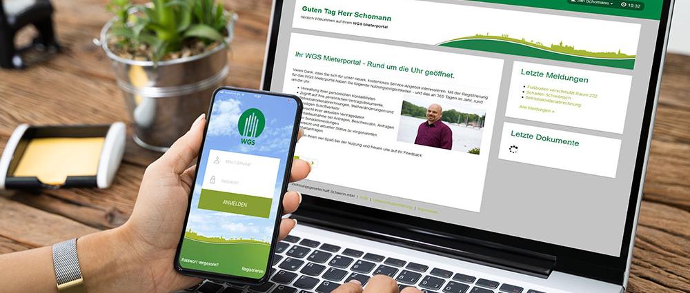 Das neue WGS-Mieterportal steht ab Dezember zur Verfügung