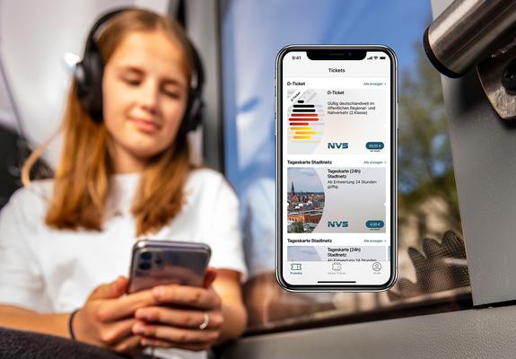 Mit dem Deutschland-Ticket als Online-Fahrschein per App geht am 1. Mai der Nachfolger des 9-Euro-Tickts an den Start. Der Vorverkauf beginnt am 3. April.